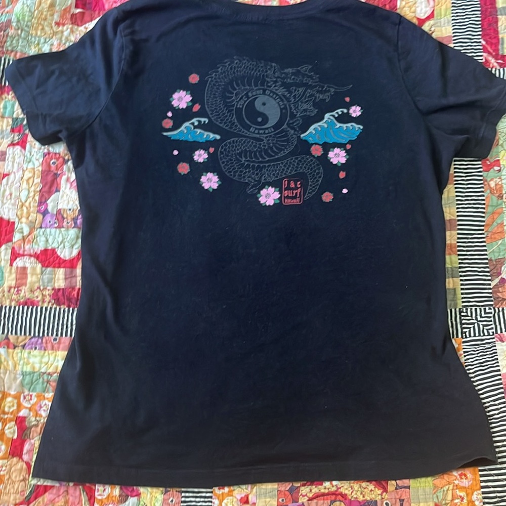 🌺T&C Surf Designs T-shirt, size S, Black